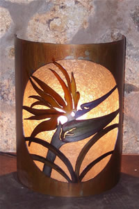 Bird of Paradise Sconce